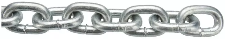 Kjetting, kortlenket, 5 mm/30 m, galvanisert