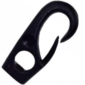 Nylonkrok 10 mm Sort