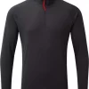 Gill UV Tec Men's LS Zip Tee Charcoal S