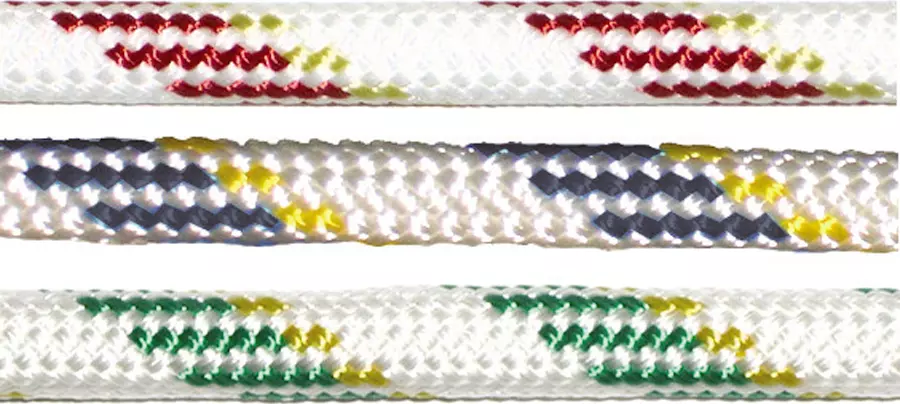 Robline Admiral 7000 hvit/marineblå 10mm metervare