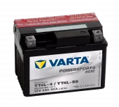 VARTA AGM MC Batteri 12V 3AH 40CCA (114x71x86mm) +høyre YTX4L-BS