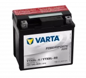 VARTA AGM MC Batteri 12V 4AH 80CCA (114x71x106mm) +høyre YTX5L-BS