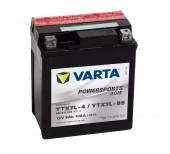 VARTA AGM MC Batteri 12V 6AH 100CCA (114x71x131mm) +høyre YTX7L-BS