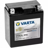 VARTA AGM MC Batteri 12V 6AH 100CCA (113x70x130mm) +høyre YTX7L (FA)