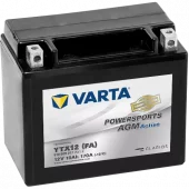 VARTA AGM MC Batteri 12V 10AH 170CCA (151x87x130mm) +venstre YTX12 (FA)