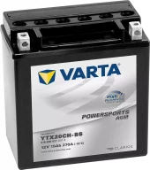 VARTA AGM MC Batteri 12V 18AH 270CCA (150x87x161mm) +venstre YTX20CH-BS