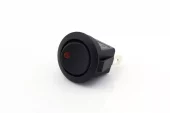 Mini vippebryter 12V / 16A LED gult på-av