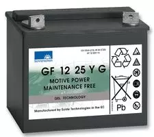 SONNENSCHEIN GEL Batteri 12V 25AH (197x132x180mm) +venstre