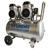 HYUNDAI HYAC100-3S Stillegående kompressor 100l / 2200W
