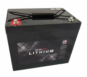SKANBATT Bluetooth Lithium Batteri 12V 75AH 50A BMS