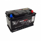 SKANBATT Lithium Start- og forbruksbatteri 12V 60Ah 900CA - Bluetooth