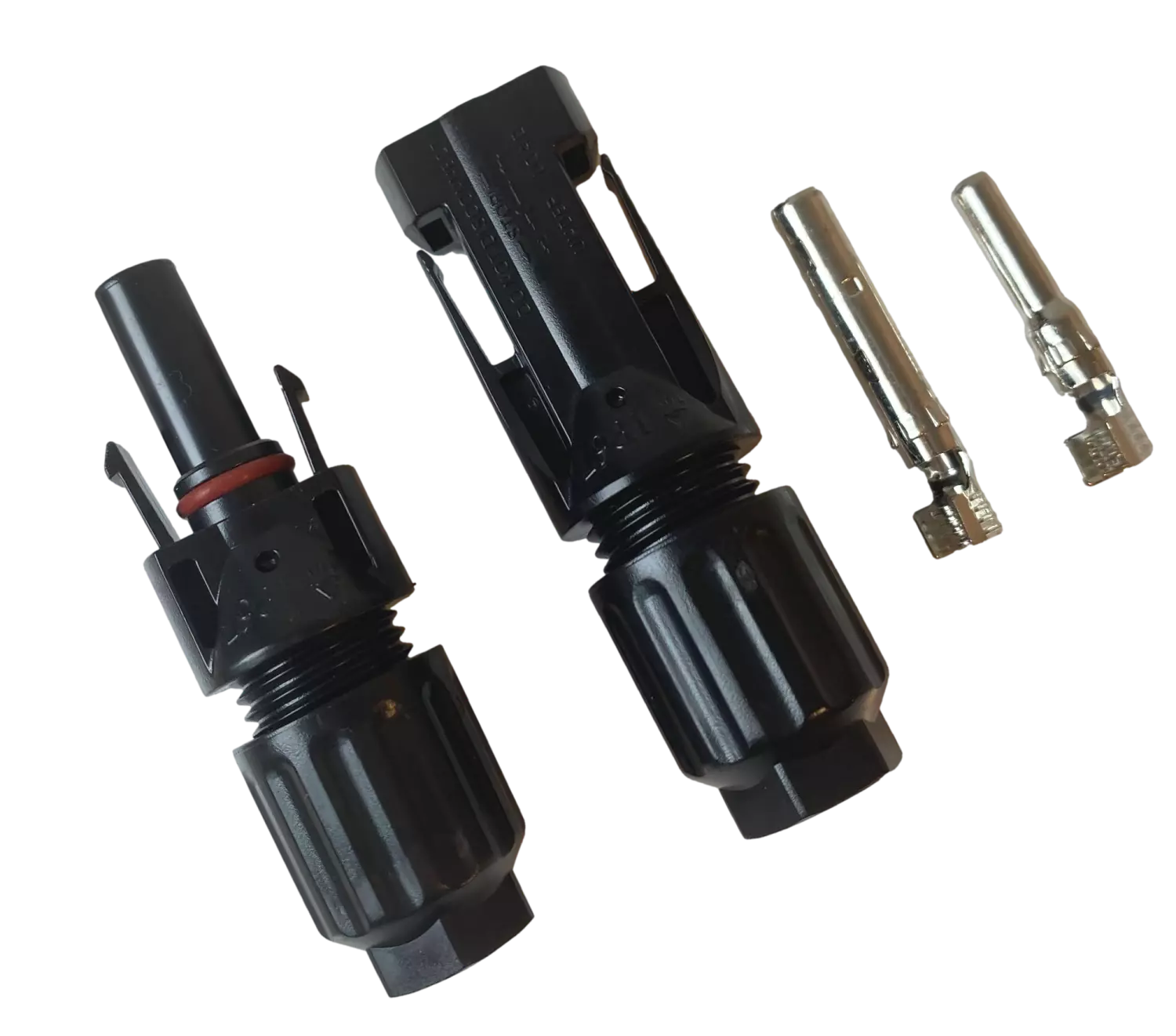 Kontakt til solcellepanel (par) MC4 for 6mm2 kabel