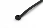 Strips 370mmx3.5mm - Svart - max Ø 103mm - 100stk
