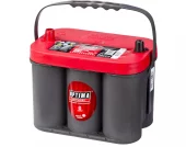 OPTIMA AGM Red Top 12V 50AH 815CCA (254x174x195mm) +midtstilt 8001-287