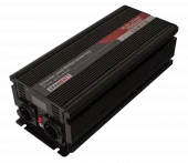 SKANBATT Inverter 12V 2000W Ren Sinus med Nettprioritering og Trådløs Fjernkontroll 420x165x120mm