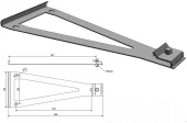 Festebrakett Skanbatt Ultra98 / 95-100Ah Blybatteri