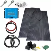 SKANBATT 153x68 - 400W Flexi 2x200w ETFE komplett kit med Victron BT MPPT