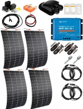 SKANBATT 114x54 - 440w (4x110W) - Flexi komplett kit med VICTRON BT MPPT