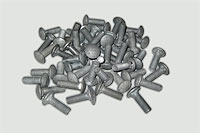 Vognbolt 50 stk M10x30