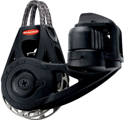 Ronstan Orbit 55 tikkeblokk enkel cleat, RF56121