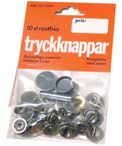 Trykknapper - 10 stk
