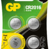 GP Lithium Cell batteri CR2016 4-pk