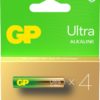 GP Ultra Alkaline batteri AAA 4-pk