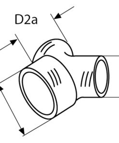 Y-fordeler Ø 80/55/55