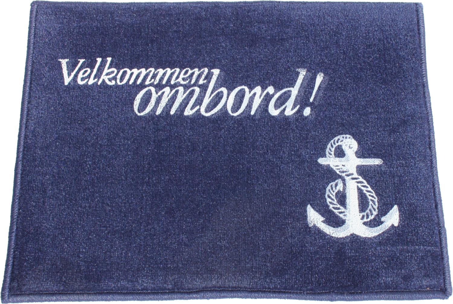 1852 Matte Velkommen ombord 61 x 45 cm