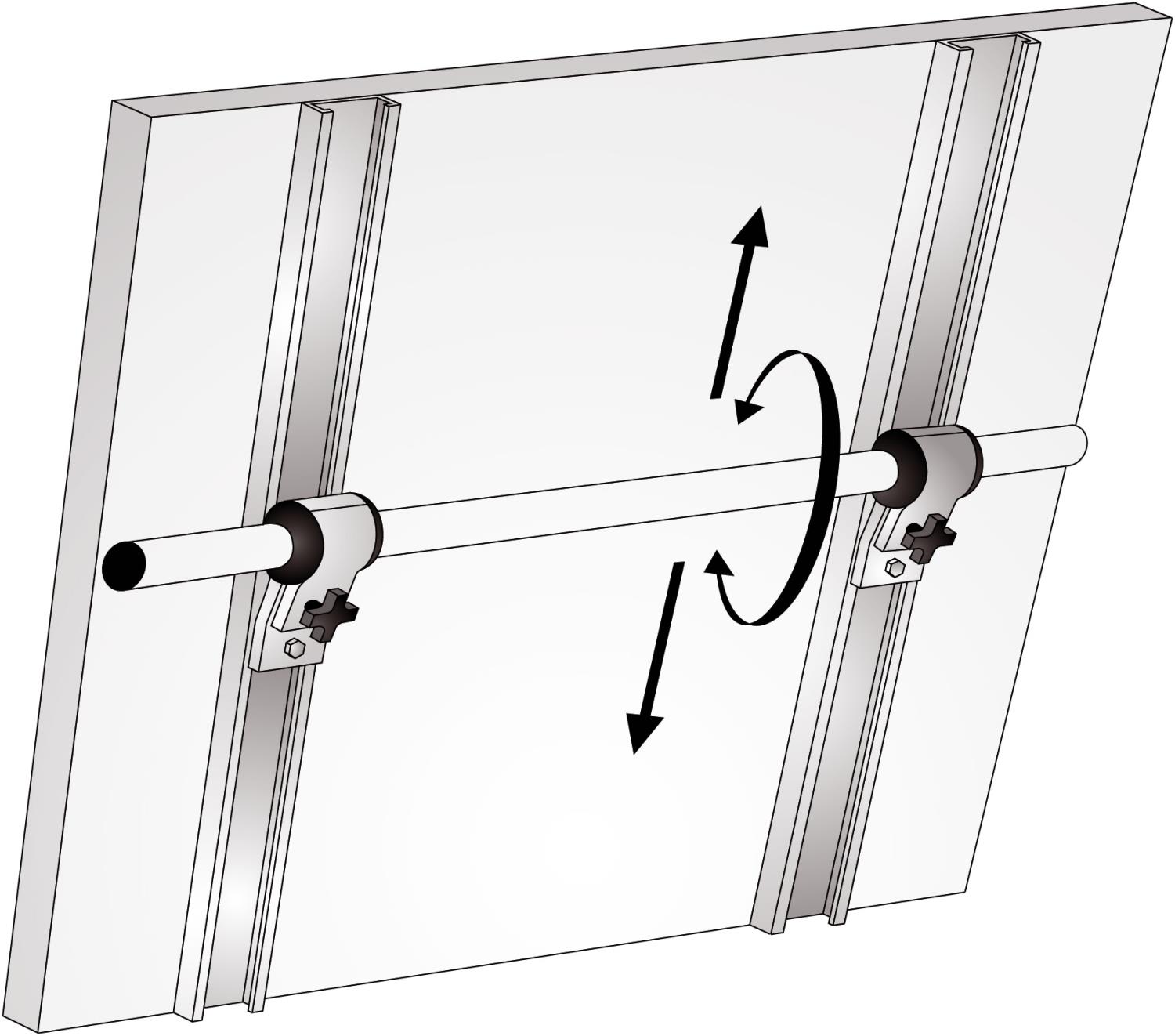 NOA solpanelholder, justerbar