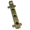 Manifoil messing m/ hull, 2 x 3/4 og 4 x 1/2