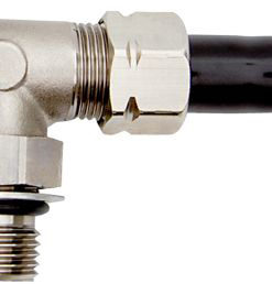 T-stykke for styresylinder m o-ring/mutter