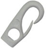 Nylonkrok 10 mm Hvit