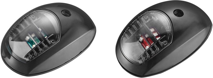 Lanternesett LED, 2NM, sort