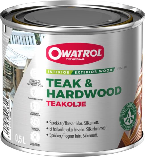 Owatrol Teakolje matt 0,5 liter