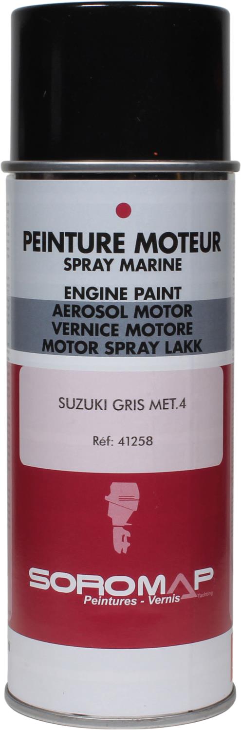 Soromap Motorspray Suzuki grå met 4 temps 400ml