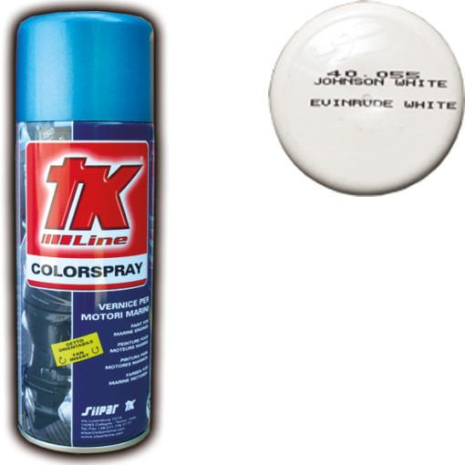 TK Colorspray Johnson Evinrude Man White