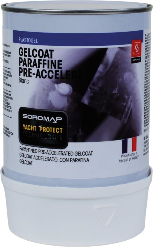 Soromap Plastogel gelcoat med herder hvit 750 g