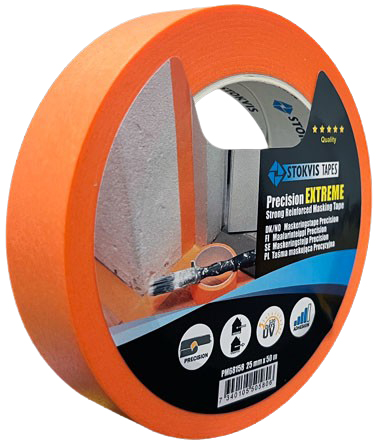 Stokvis Maskeringstape Extreme Orange 25 mm x 50 m