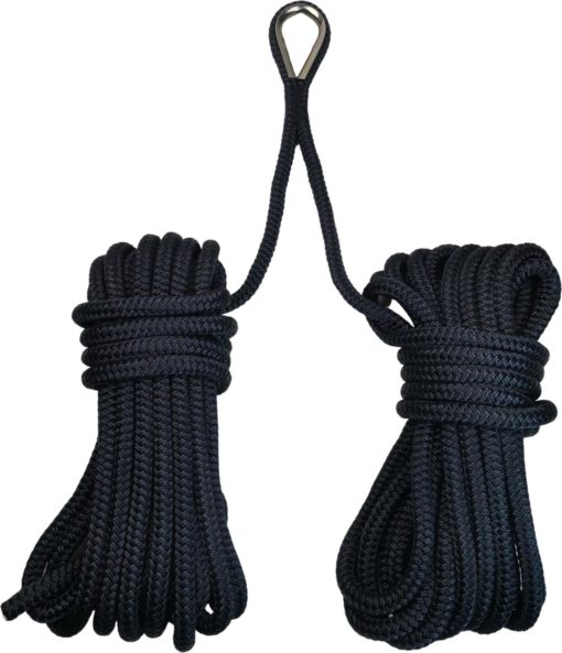1852 V-fortøyning m/syrefast kause 14 mm 2 x 10 m