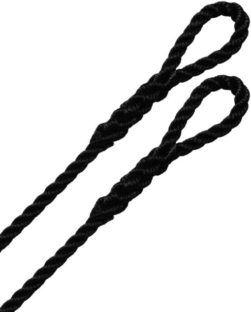 Robline 3-slått fenderline 2-pk 6 mm x 1,5 m sort