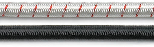 Robline Strikk (shock cord) hvit/rød 3 mm 250 m