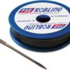 Robline Taklegarn vokset m/nål hvit 0,8 mm, 80 m