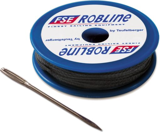 Robline Taklegarn vokset m/nål hvit 0,8 mm, 80 m