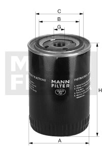 Oljefilter Mann W 1168/3