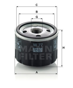 Oljefilter Mann W 77