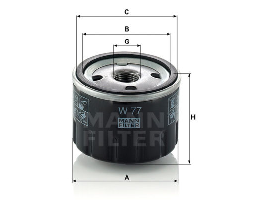 Oljefilter Mann W 77