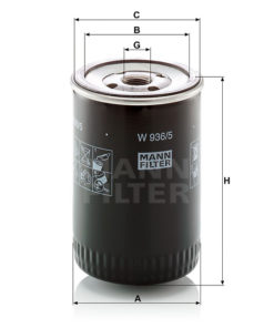 Oljefilter Mann W 936/5