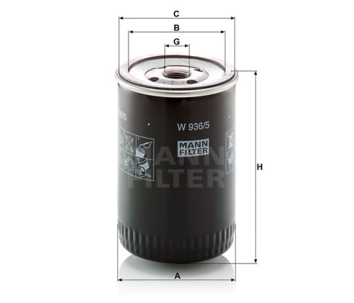 Oljefilter Mann W 936/5