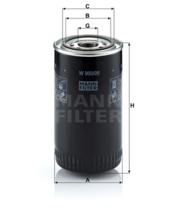 Oljefilter Mann W 950/26